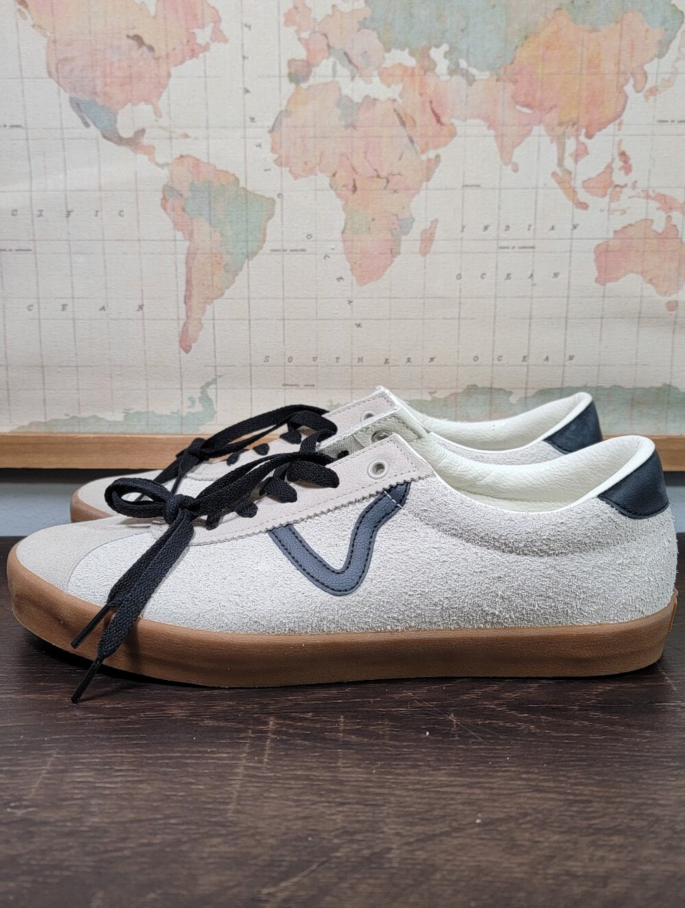 BRAND NEW Vans Sport Low Beige/ Gum/ Black Men's Size - Picture 4 of 7